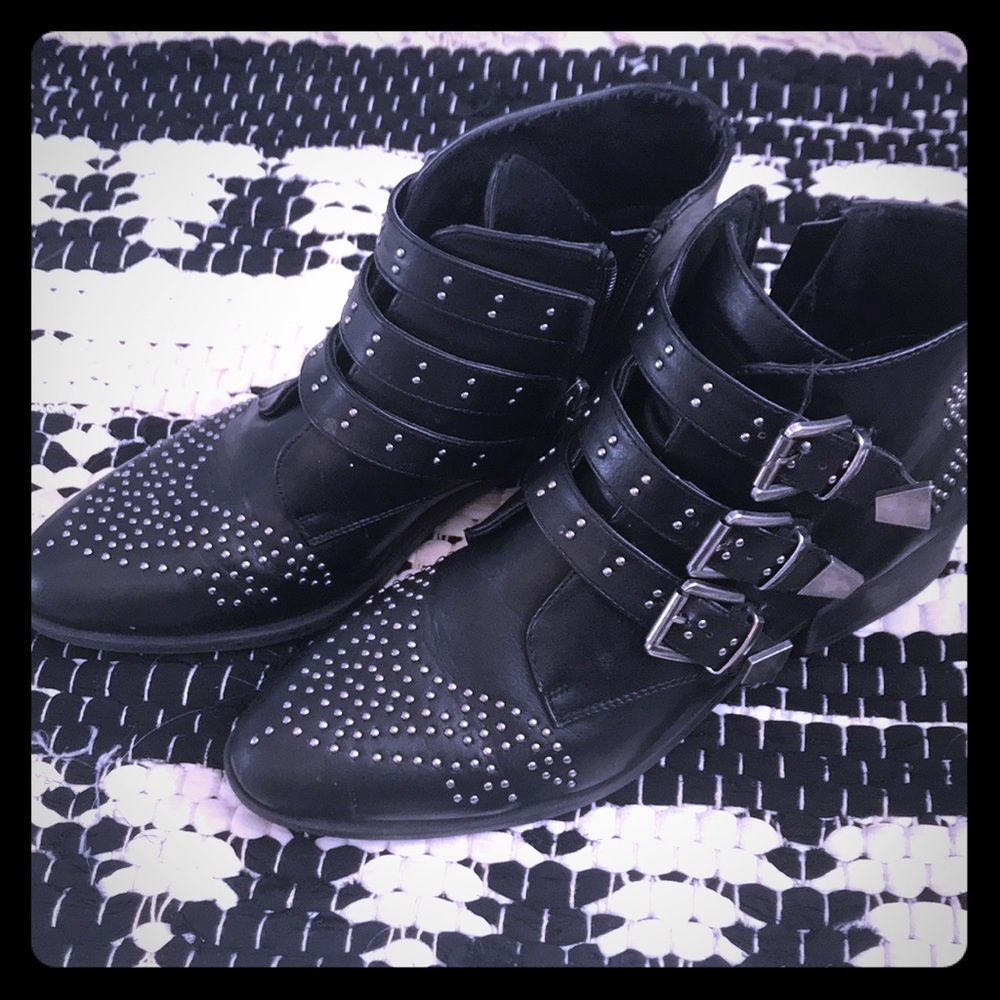 Studded booties